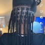 Small Knotless Braids-Mid Back