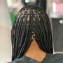 Goddess Knotless Braids with Synthetic Hair