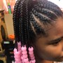 Medium Mid Back Box Braids