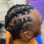 Loc Retwist- Short length