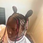 Kid freestyle ponytail