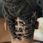 Feed-in Braids w/ hair added