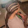 Short knotless box braids