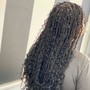 Boho Knotless Braids (mid back)