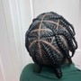 Large Knotless braids