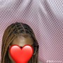 Small Knotless  Braids