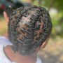 Mens Tapered Cornrows and shampoo