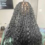 Small knotless  braids