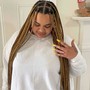 Large Knotless Braids