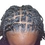 Dread or Loc Re-Twist with (Shampoo/Condition and Steam Treatment)