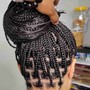 Flat Cornrows straight back for wig.  (Non refundable $37.5 Deposit required *not transferable if cancelation)