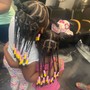 Kid's design Braids on natural hair