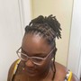 small knotless braids (boho)