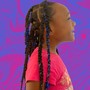 Kid's Medium Knotless Braids