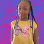 Kid's Jumbo Knotless Braids