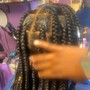 Large Knotless Individual Braids