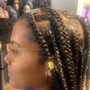 Large Knotless Individual Braids