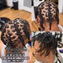 Two Stitch Cornrows/Feed Ins