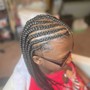 Princess tribal braids w/ designs age 5-11