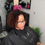 Natural styles/updo/twistout ( option of steam treatment or trim included )