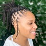 Ear to Neck Retwist and Simple Style (Full Head