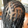 Starter Locs:  Interlocs (sm) Up to Neck Length