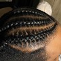 2 mens Cornrows