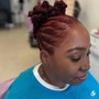 Kid's Braids w/ hair added