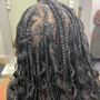 Boho Bob Knotless Braids (medium)