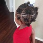 Kids Dutch Braids on natural hair(12& under)