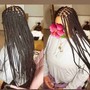 6,7 or 8 stitch braids