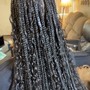 Cornrows w design/ natural hair