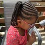 Cornrows w design/ natural hair