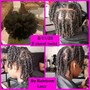 2 Strand twist style (Natural hair) (Medium side) pass the ear add $10