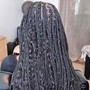 Medium Boho Knotless Braids