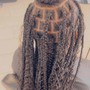 Boho knotless plaits