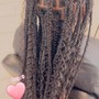 Boho knotless plaits