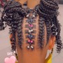 Feed In Braids with beads