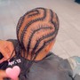 Feed in Braids to the head