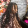 Pre part for braids/locs