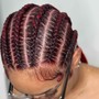 Feed in braids 6-8