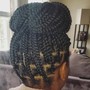 Medium Knotless Braids