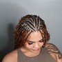 Tribal goddess braids