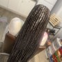 Medium Knotless Braids