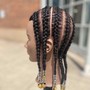 Cornrows on NATURAL HAIR