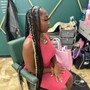 Large Knotless Braids