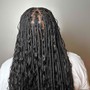 Medium Boho Goddess Knotless Braids