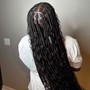 Medium Boho Goddess Knotless Braids