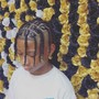 Med Kids knottless Braids