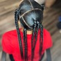 Ponytail Medium Braids